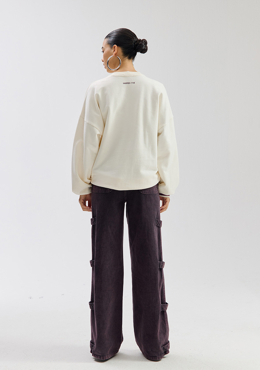 Harper & Yve Sweater Bandida SS6Y501 Ecru