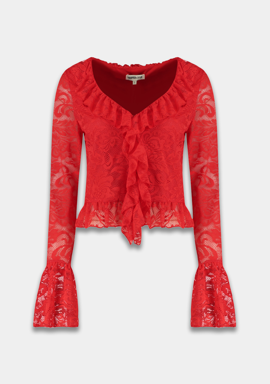 Harper & Yve Jaden Top SS6P607 Rood