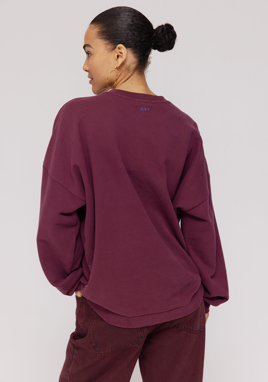 Harper & Yve Sweater Rhine DW25Y500 Bordeaux Harper & Yve Sweater Rhine DW25Y500 Bordeaux