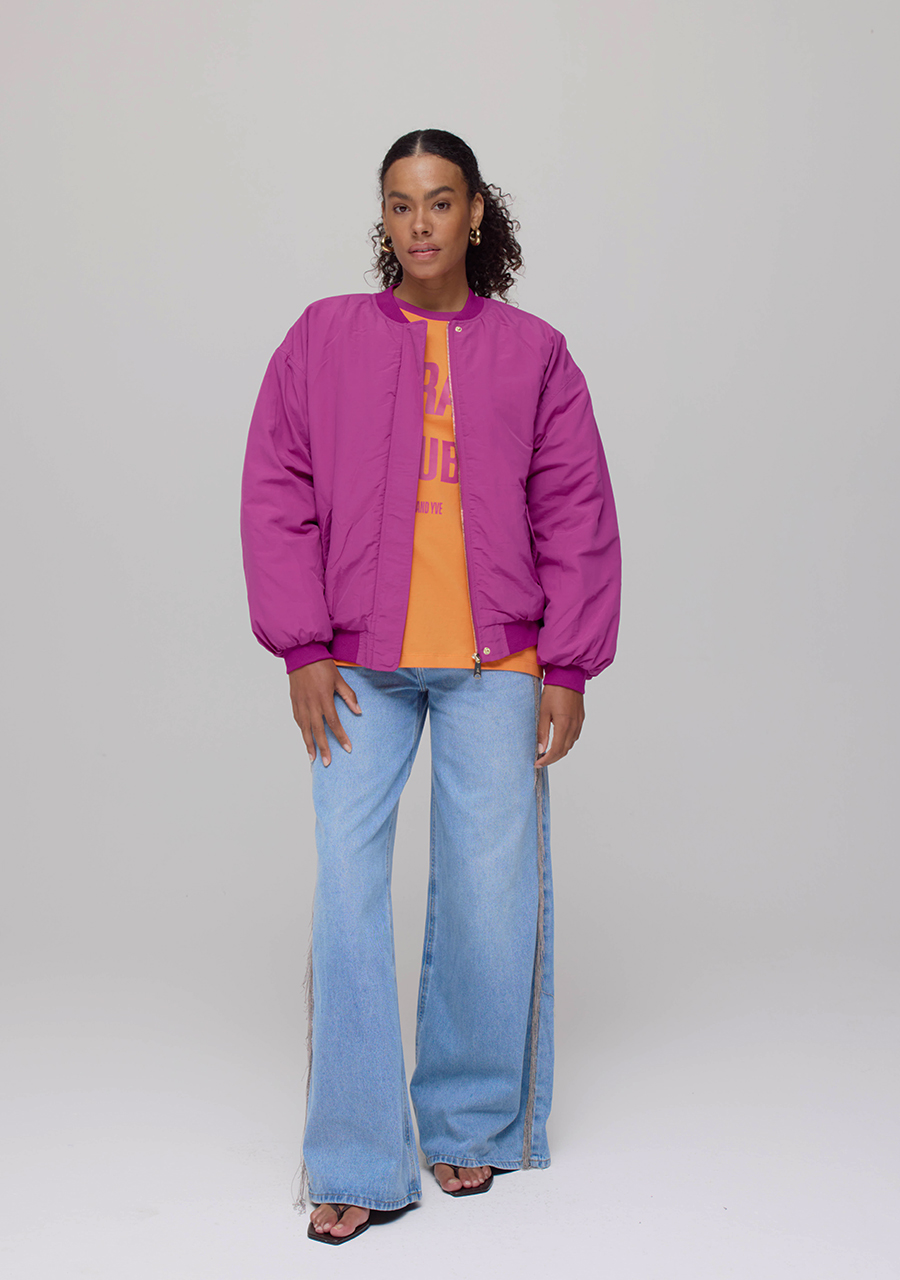 Harper & Yve Bomberjack Nora AW25N222 Donker rose