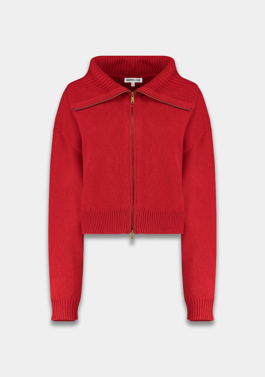 Harper & Yve Vest Isa AW25W801 Rood