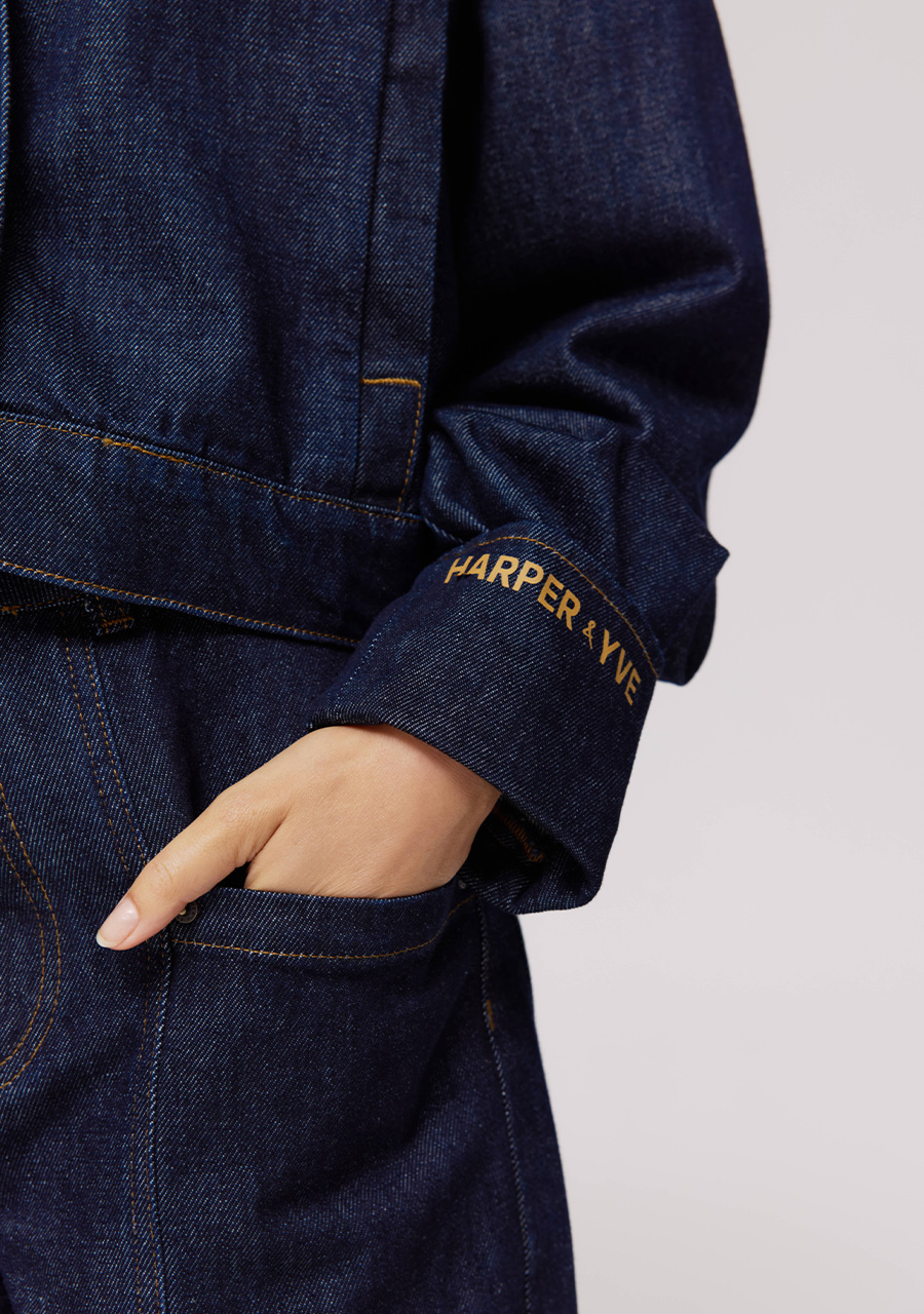 Harper & Yve Jacket Fiona DW25Z210 Donker blauw