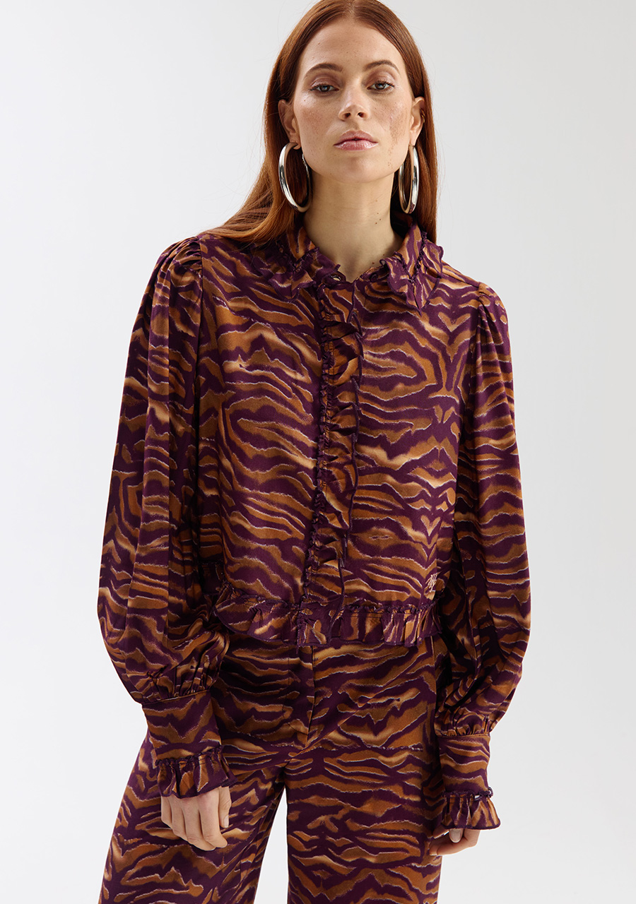 Harper & Yve Blouse Ellie SS6P600 Bruin