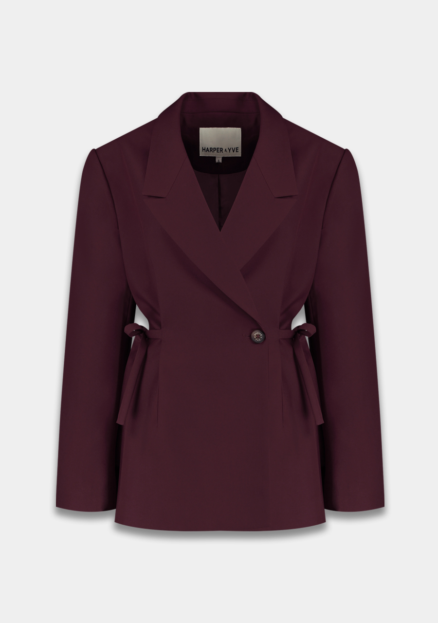 Harper & Yve Blazer Anina SS6N208 Donker Paars