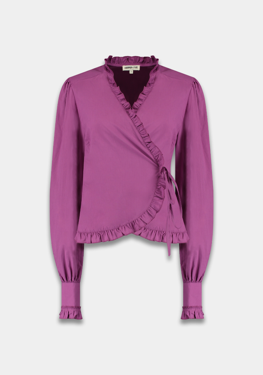 Harper & Yve Blouse Coby AW25P607 Paars