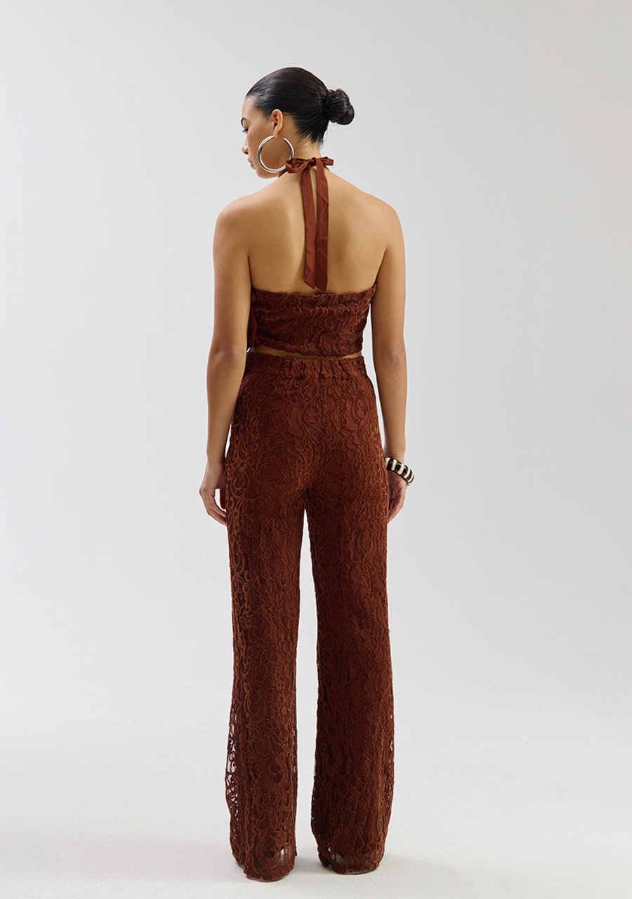 Harper & Yve Top Kees SS6P400 Bruin