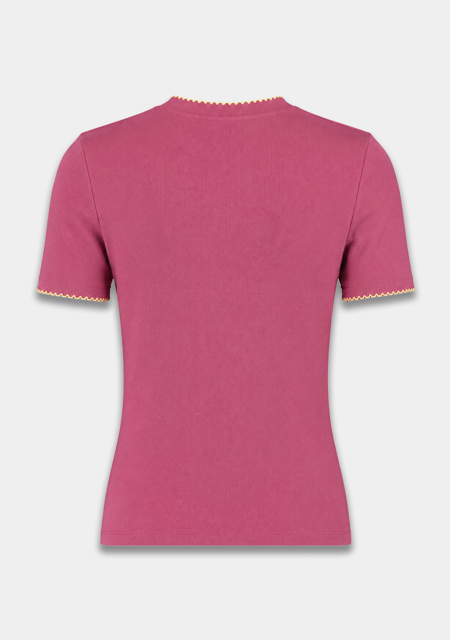 Harper & Yve Top Cammy AW6P400 Donker rose