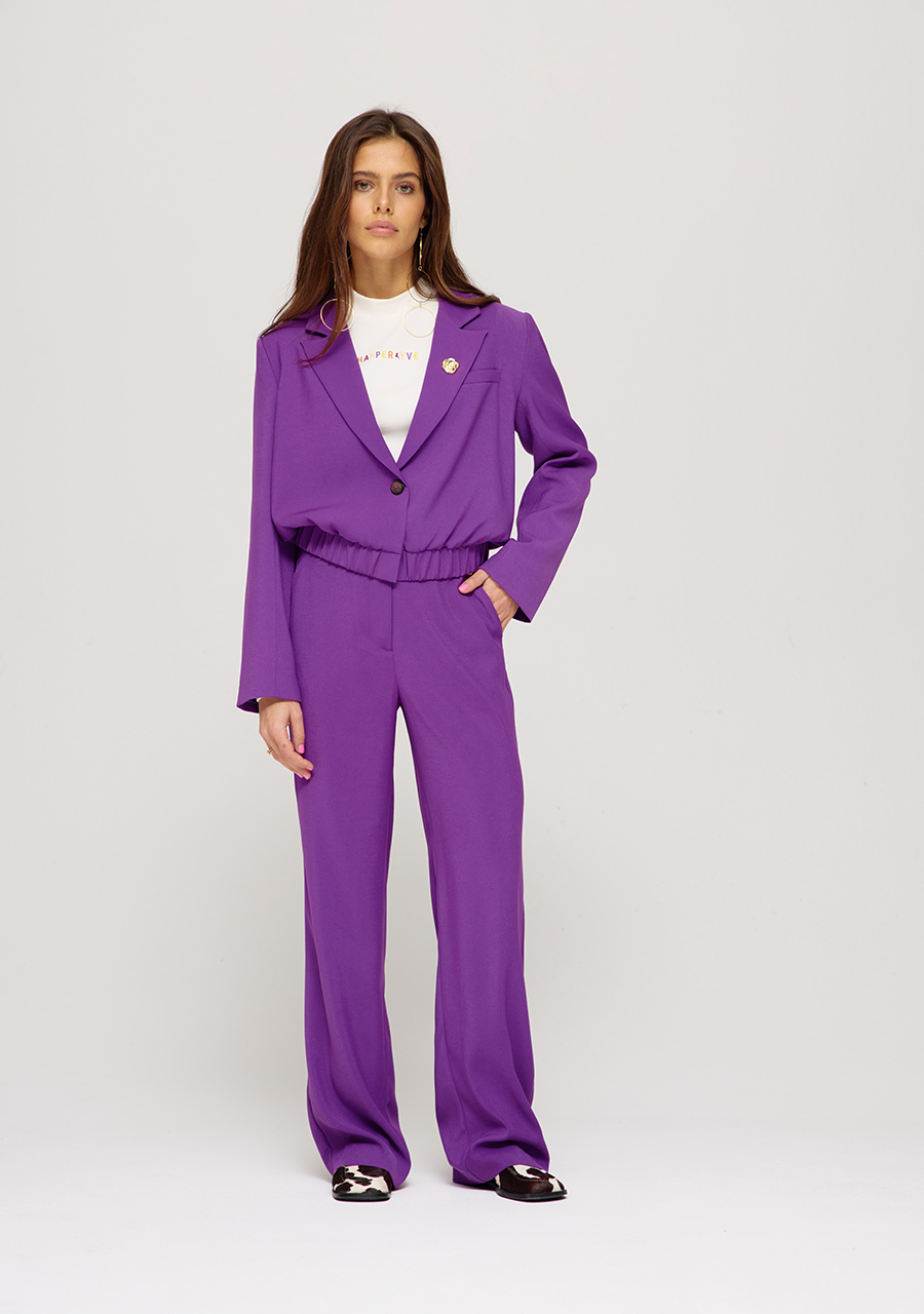 Harper & Yve Blazer Frederique SS25N206 Paars