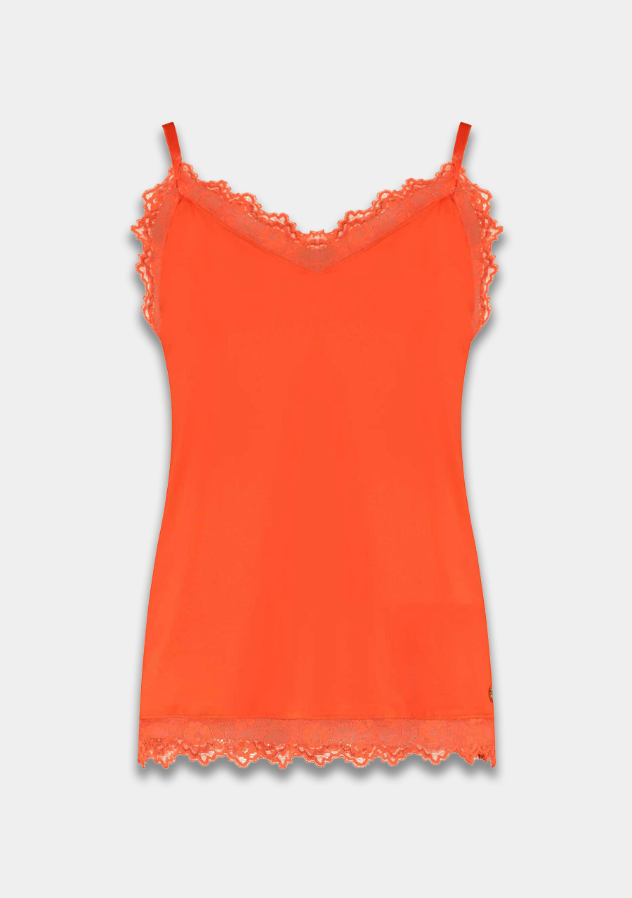 Harper & Yve Kanten top Yve FW23P400 Oranje