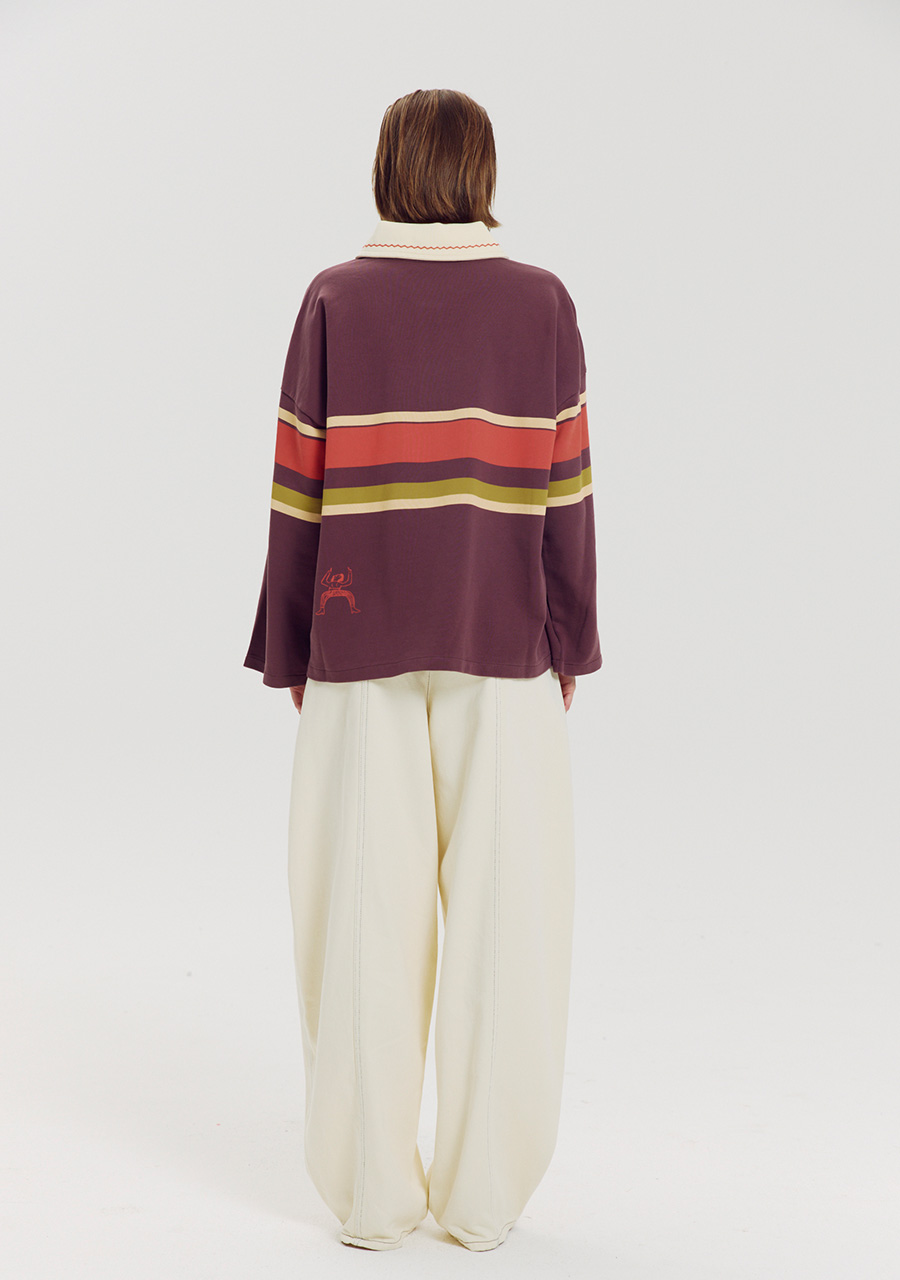Harper & Yve Sweater Pollie AW6Y503 Donker Paars