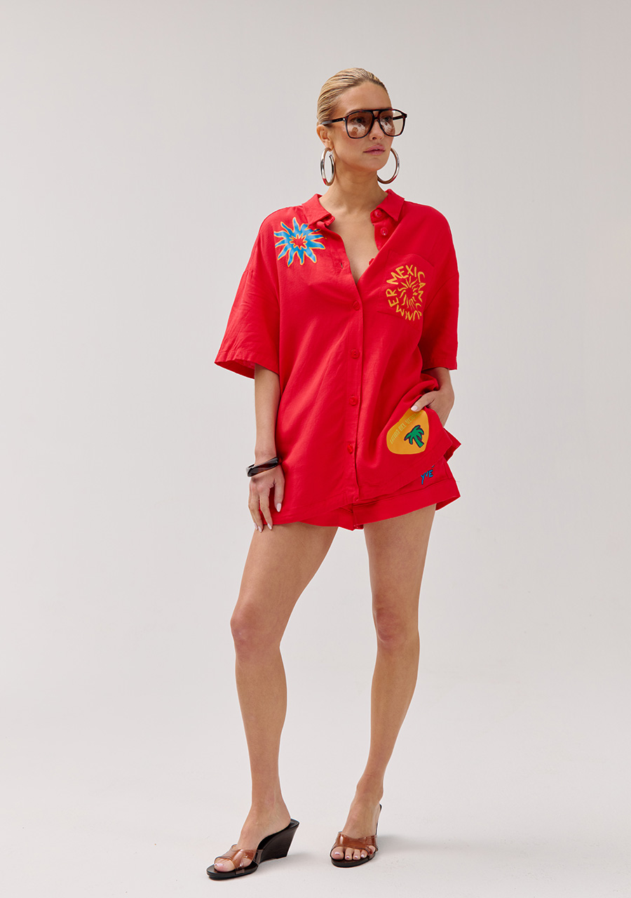 Harper & Yve Blouse Tessa HS6P417 Rood