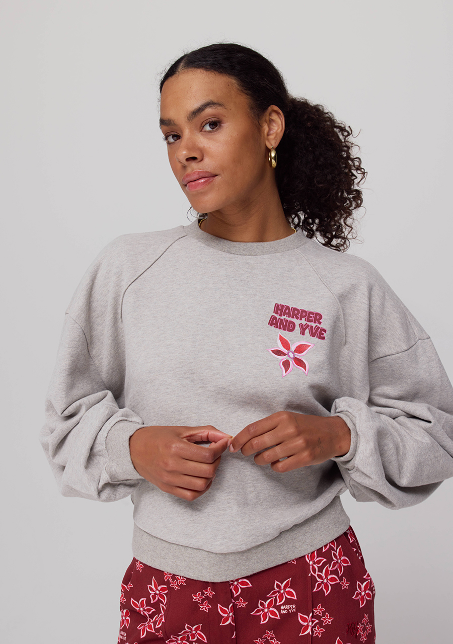 Harper & Yve Sweater Alldaydrama AW25Y505 Grijs