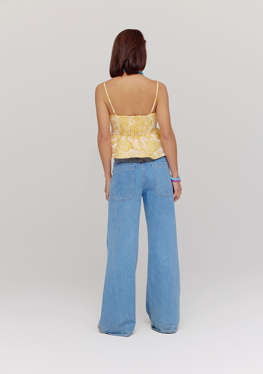 Harper & Yve Top Day HS25P408 Geel