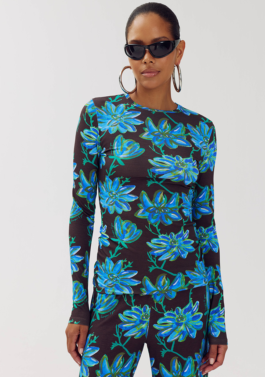 Harper & Yve Top June AW6T503 Blauw