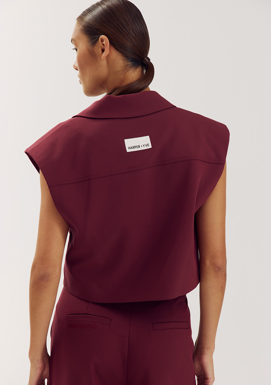 Harper & Yve Gilet Esmee AW6N206 Bordeaux