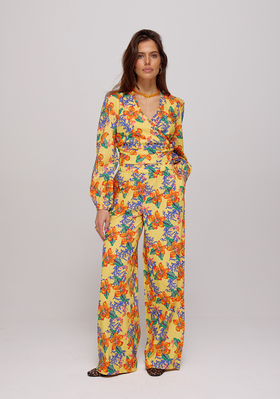 Harper & Yve Blouse Flora HS25C600 Geel
