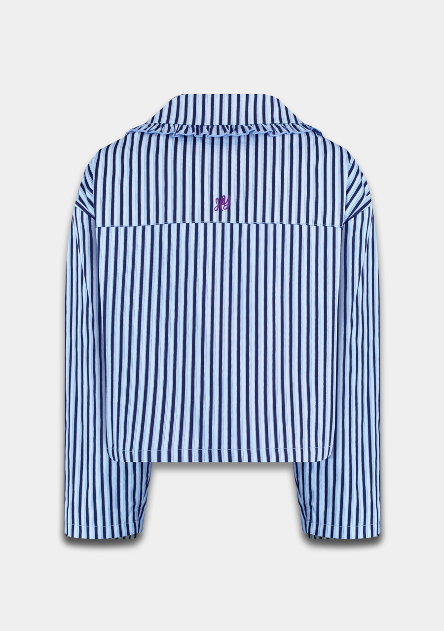 Harper & Yve Blouse James DW25P616 Blauw