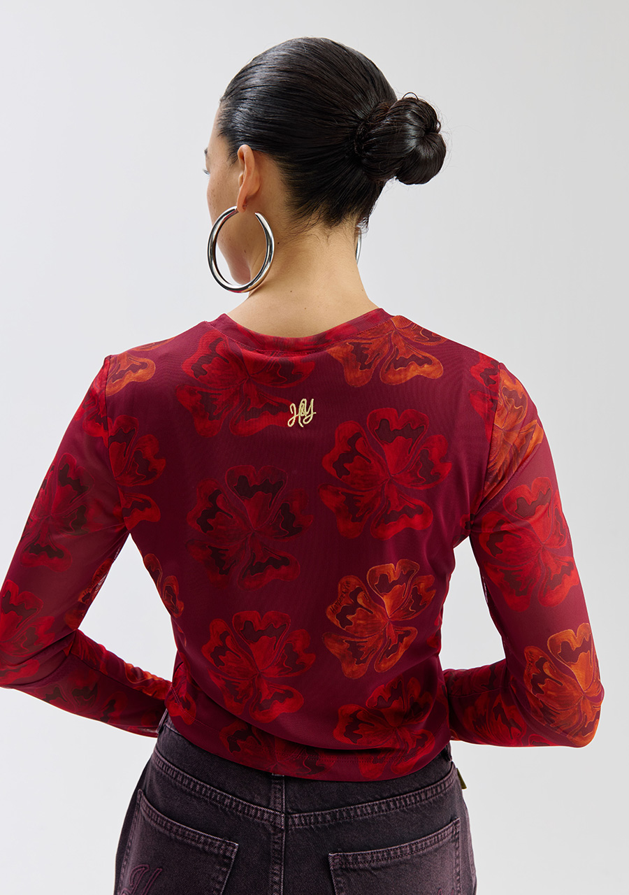 Harper & Yve Top Steff SS6T506 Rood