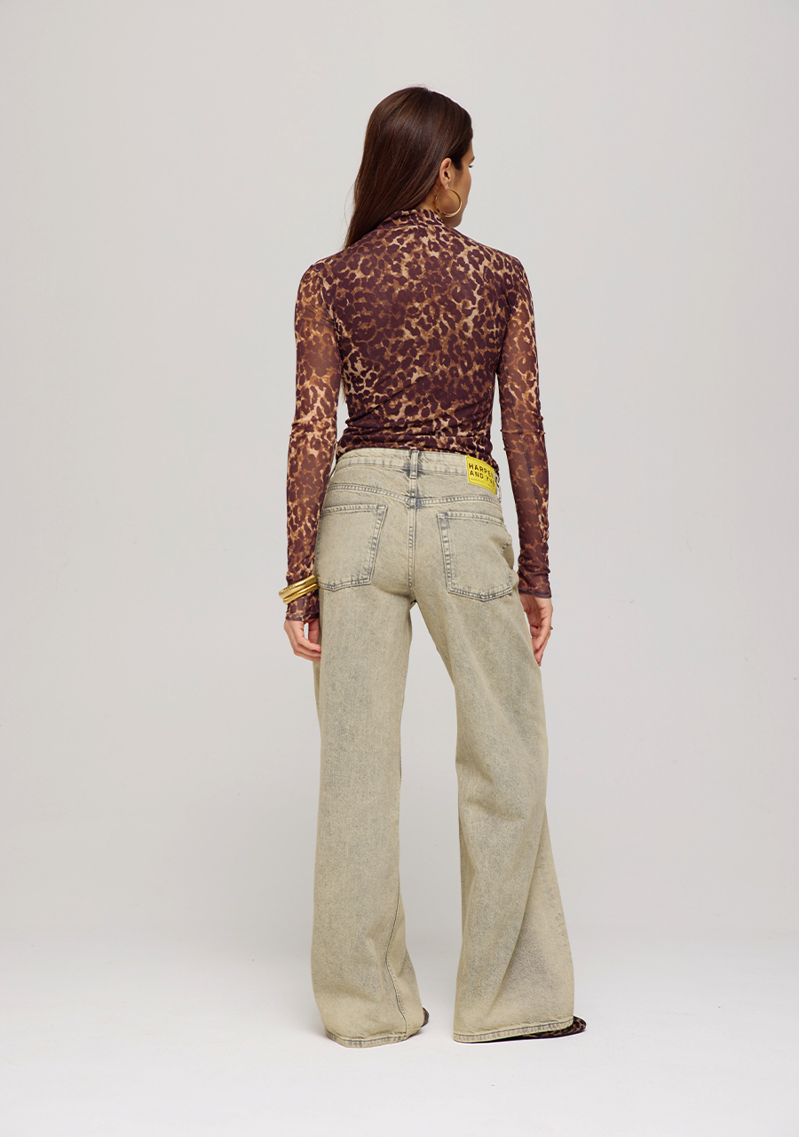 Harper & Yve Top Jane SS25J502 Bruin Harper & Yve Top Jane SS25J502 Bruin