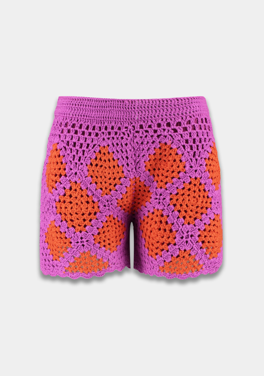 Harper & Yve Short Loca HS25P101 Donker Paars