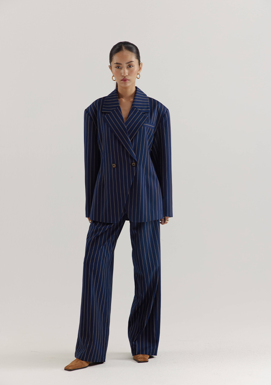 Harper & Yve Blazer Anne DW25N214 Donker blauw