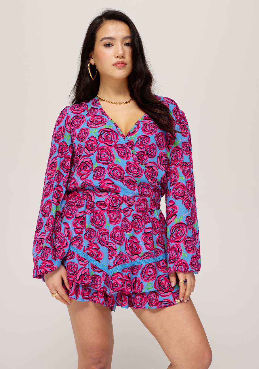 Harper & Yve Blouse Flora SS25J602 Rose