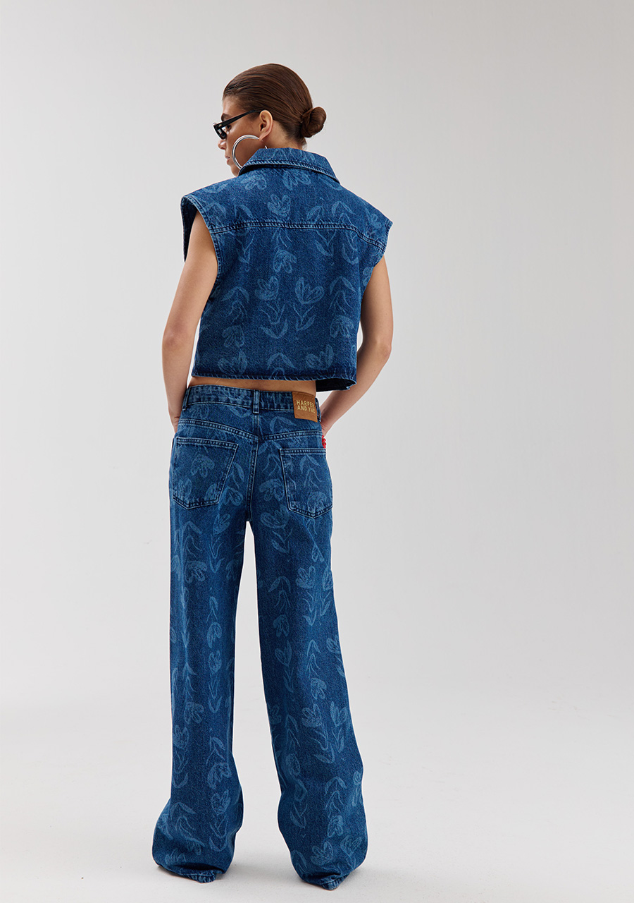 Harper & Yve Gilet Esmee SS6D203 Blauw