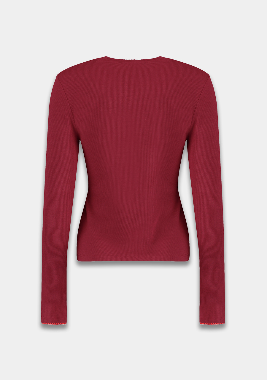Harper & Yve Top Cammy DW25P615 Rood