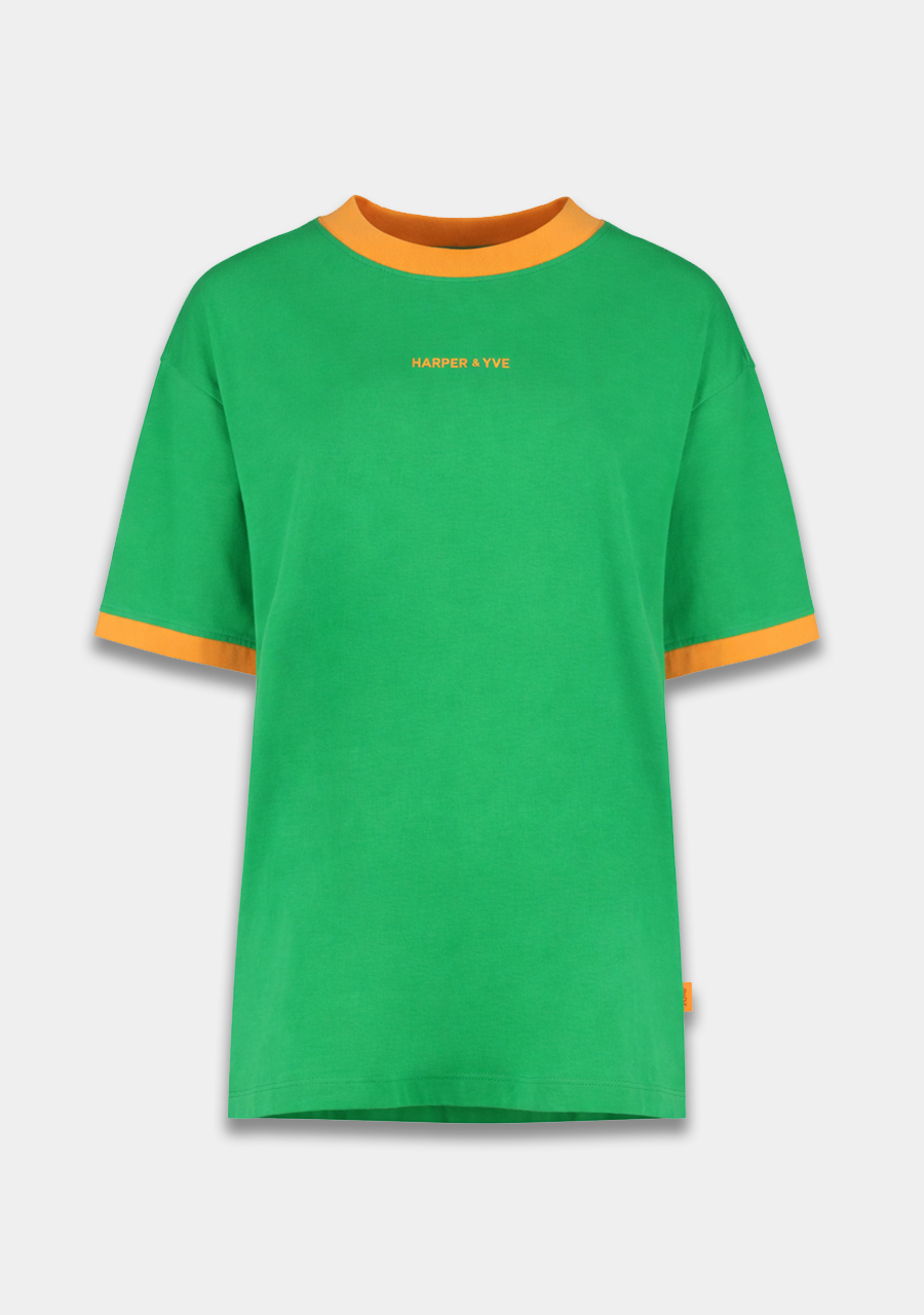 Harper & Yve T-shirt Bum Bum HS6Y300 Groen