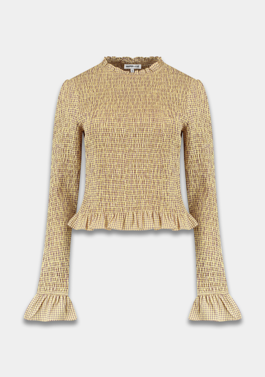 Harper & Yve Top Veerle AW25P604 Geel