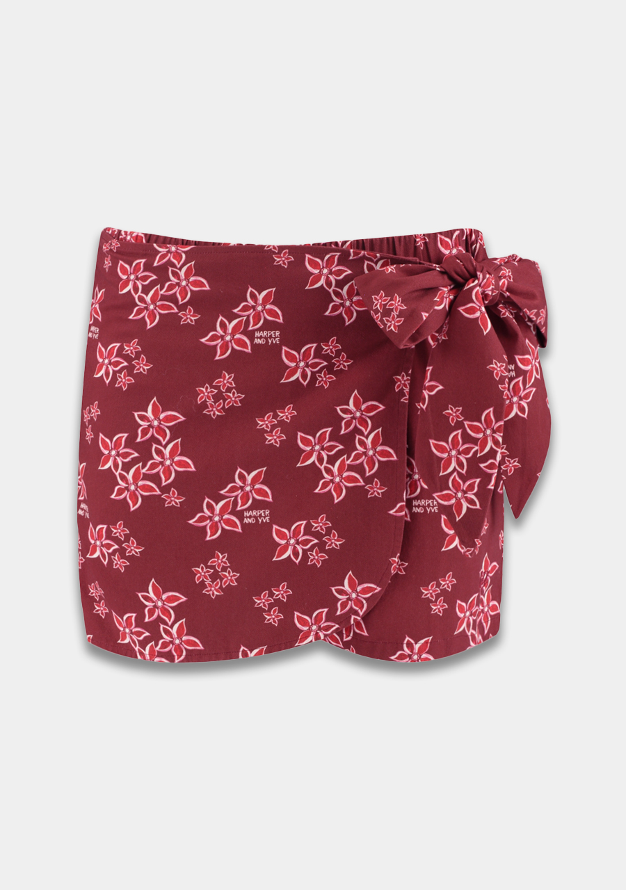 Harper & Yve Skort Emila AW25C102 Bordeaux