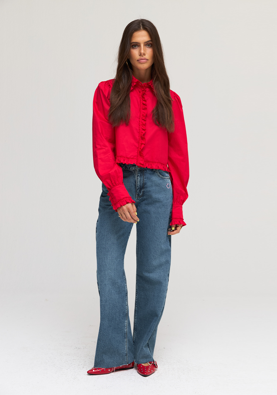 Harper & Yve Blouse Ellie DW24P608 Rood
