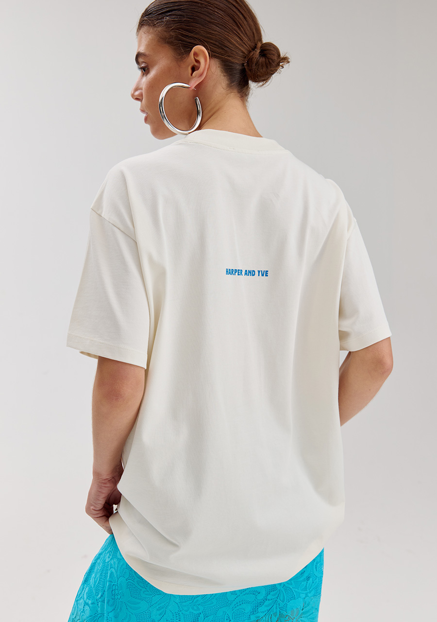 Harper & Yve T-shirt Solysombra HS6Y305 Ecru