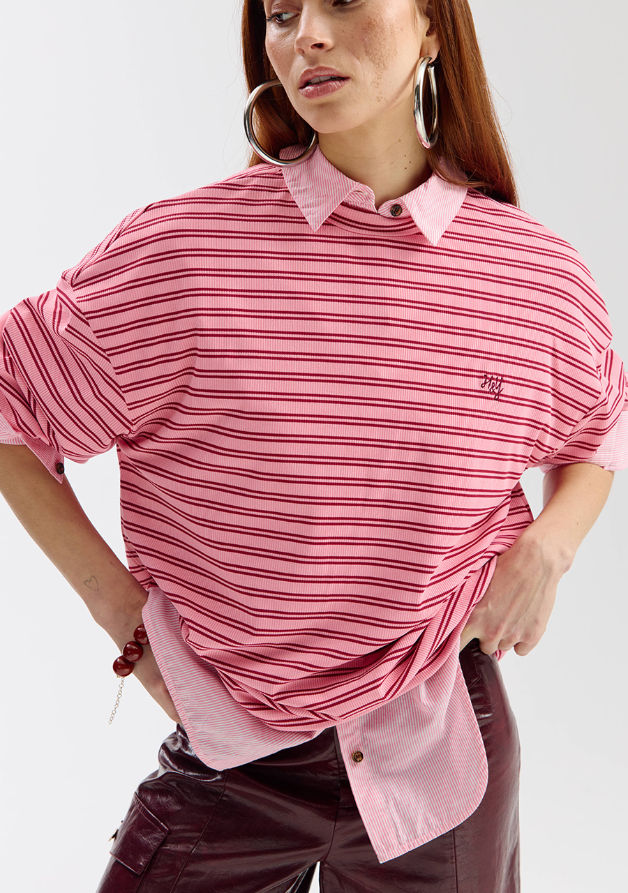 Harper & Yve Shirt Tommy SS6P604 Rose