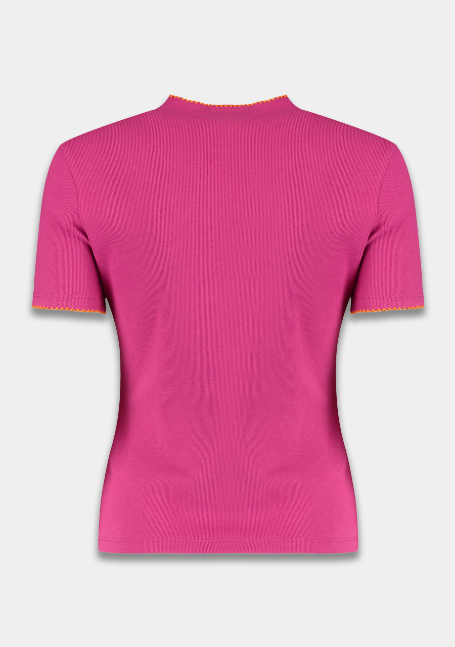 Harper & Yve Top Cammy AW25P400 Donker rose Harper & Yve Top Cammy AW25P400 Donker rose