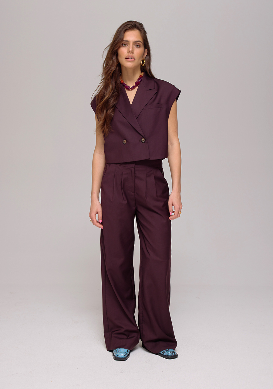 Harper & Yve Broek Sadie AW25N104 Donker bruin