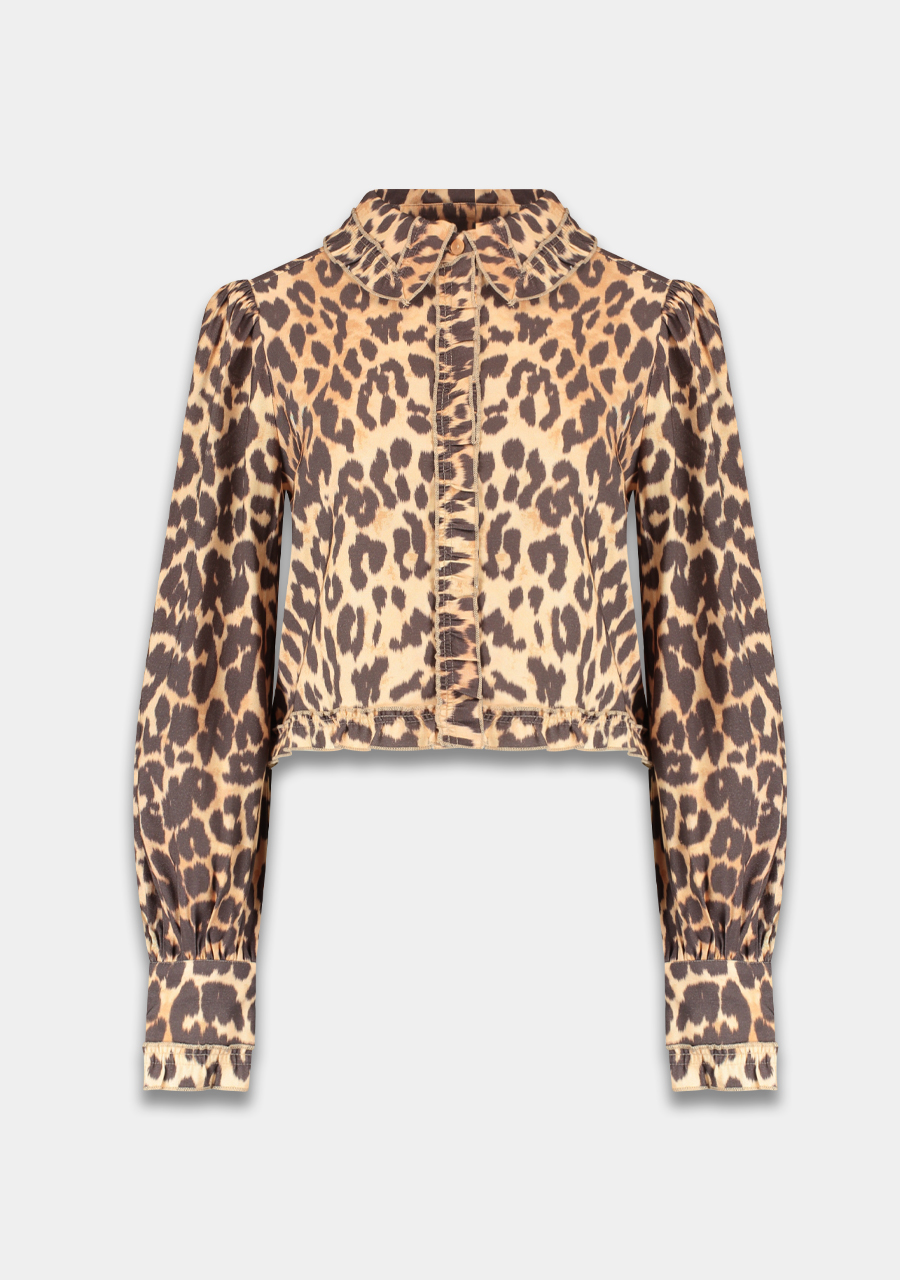 Harper & Yve Blouse Ellie AW25P609 Bruin