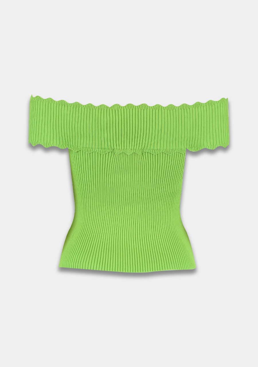 Harper & Yve Top Maddie SS24P400 Groen
