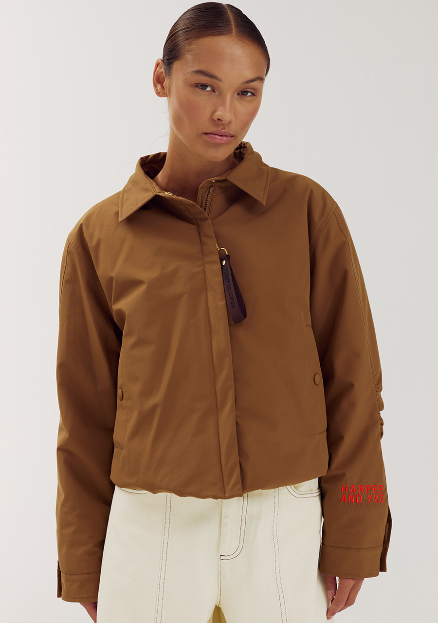 Harper & Yve Winterjas Rowley AW6N231 Midden bruin