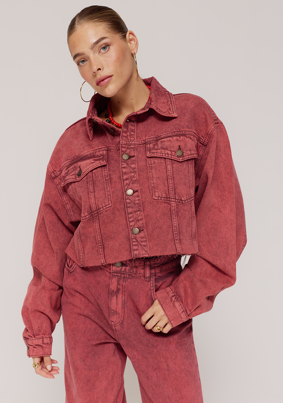 Harper & Yve Jacket Willow AW25D201 Steenrood