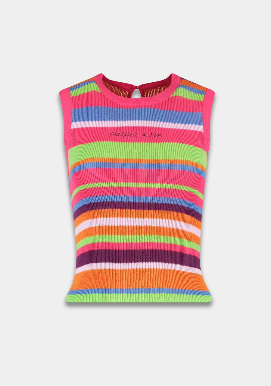 Harper & Yve Top Lo SS25NJ400 Multi