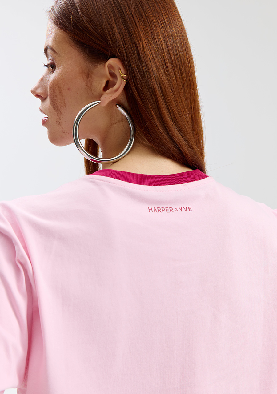 Harper & Yve T-shirt Destinosecreto SS6Y302 Rose