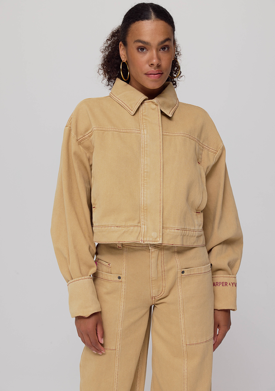 Harper & Yve Jeans Madelynn AW25Z100 Beige