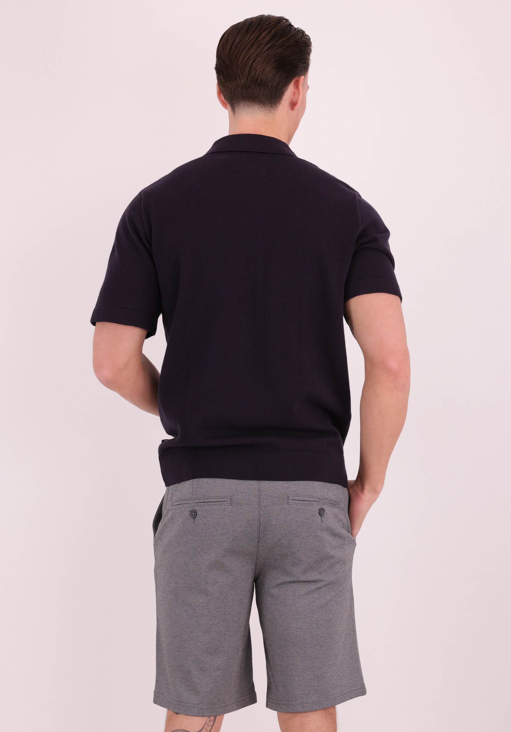 JACK & JONES Polo Milano 12295861 Donker blauw