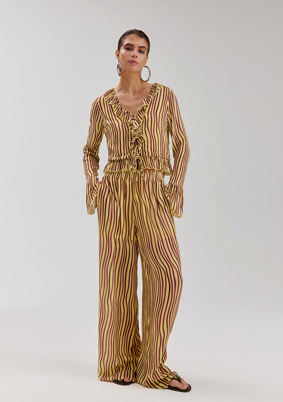 Harper & Yve Broek Riley HS6P105 Geel