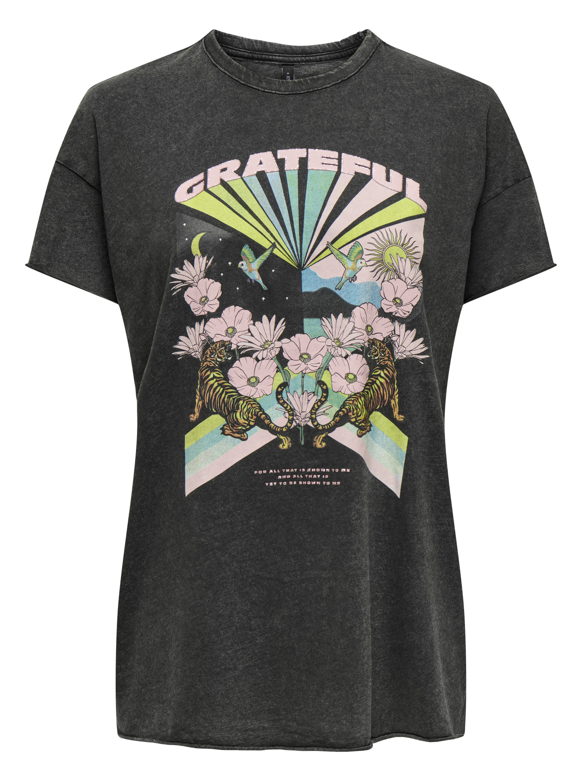 Only T-shirt Lucy 15215721 Zwart