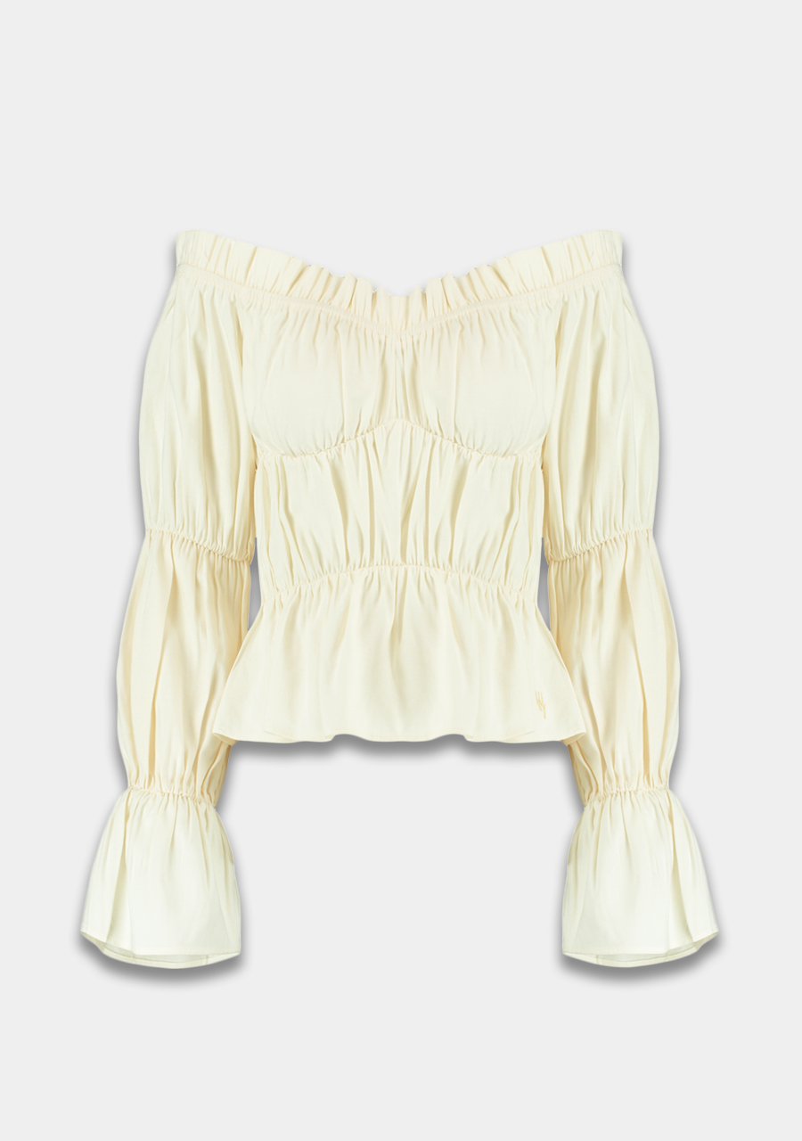 Harper & Yve Top Roan SS6P611 Ecru