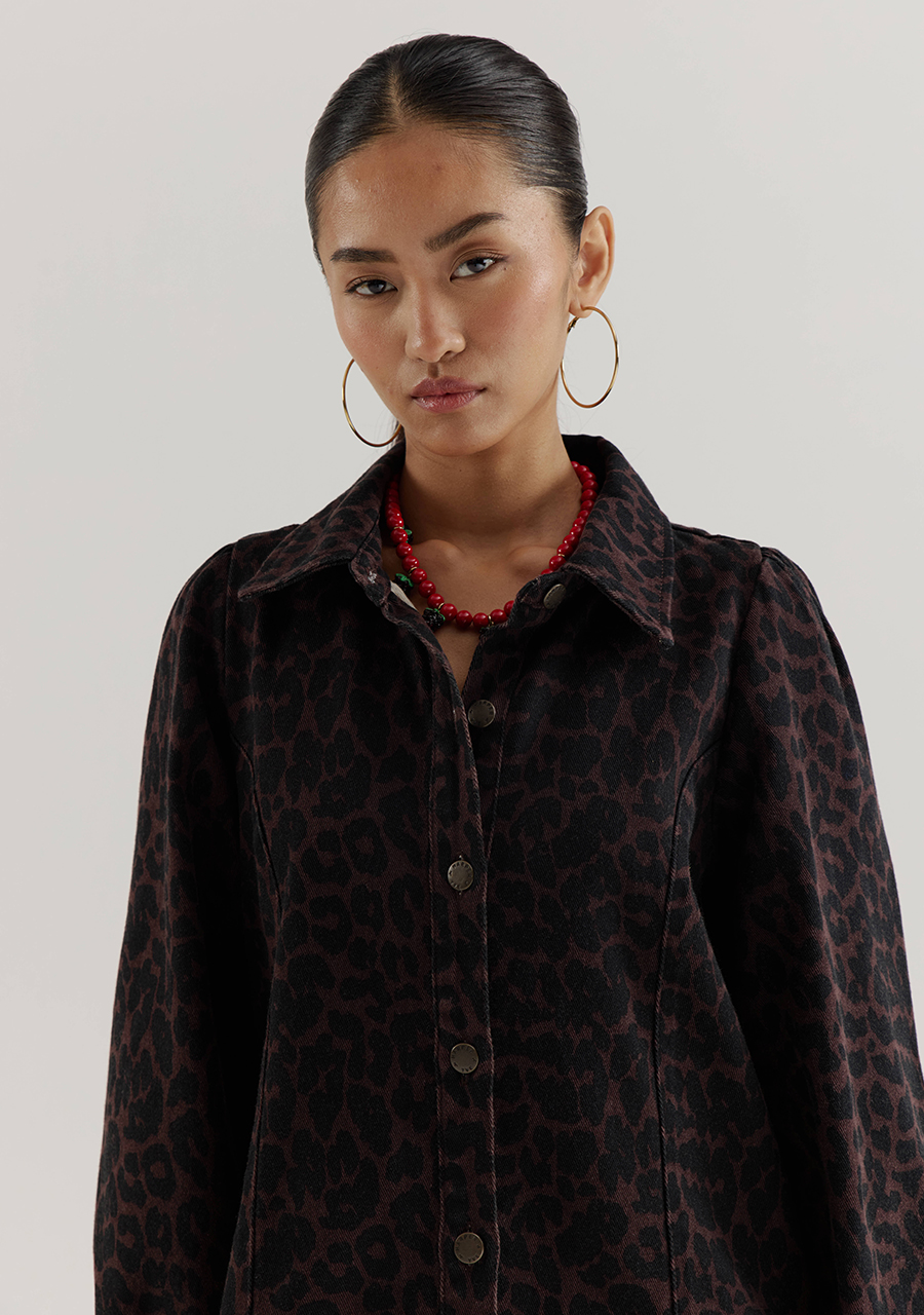 Harper & Yve Jurk Zara AW25R900 Donker bruin