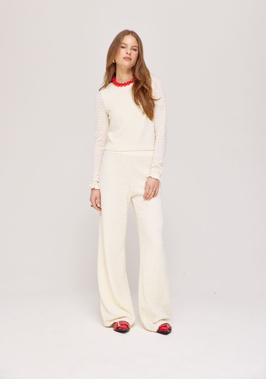 Harper & Yve Top Fenn SS25P605 Ecru