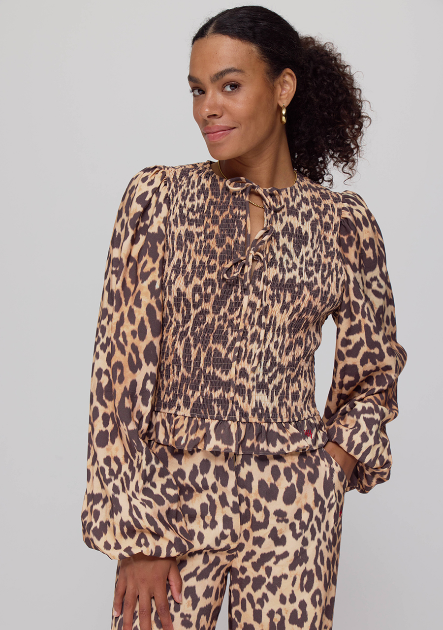 Harper & Yve Blouse Elin AW25P608 Bruin